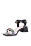 Pre Teen Girls Sandals With Back Strap Black | Made In Brazil - 2