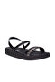 Ladies Flat Sandals Black | Made In Brazil