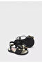Infant Girls Sandals With Back Strap Black | Made In Brazil - 3