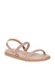 Ladies Sandals With Back Strap Rose | Made In Brazil