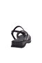 Pre Teen Girls Sandals With Back Strap Black | Made In Brazil - 3