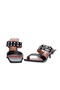 Vizzano Ladies Low Heel Sandals Black | Made In Brazil - 4