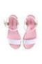 Pre Teen Girls Sandals With Back Strap White | Made In Brazil - 5