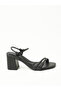 Ladies Mid Heel Sandals Black | Made In Brazil - 2