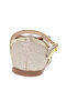 Infant Girls Sandals With Back Strap Gold | Made In Brazil - 4