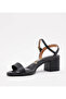 Vizzano Ladies Mid Heel Sandals Black | Made In Brazil - 2