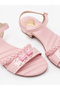 Girls Sandals With Back Strap Pink | Made In Brazil - 5