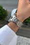 Original Men's Wrist Watch 3 Atm Waterproof Silver Color Steel Cord Gift Box and Bracelet. - 3