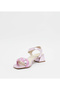 Pre Teen Girls Sandals With Back Strap Rose | Made In Brazil - 2