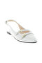 Ladies Sandals With Back Strap Off White | Made In Brazil