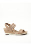 Ladies Wedge Sandals Beige | Made In Brazil - 2