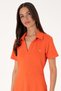 Women's Pomegranate Flower Polo Neck Mini Size Knitted Dress 50299536-Vr039 - 2