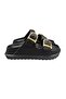 Daily Double Striped Slippers with Accessories - 2