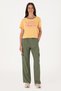 Women's Orange Crew Neck T-Shirt 50299732-Vr202 - 4