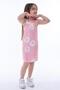 3 Pieces Summer Printed Lycra Girl's 3-Piece Dress - 3