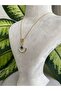 Eye Detail Fan Steel Necklace - 3