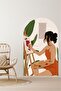 Artistic Woman Wall Sticker - Bohemian Wall Print - 2