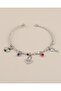 Serelina Adjustable Heart Charm Handcuff Bracelet