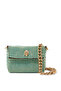 Party Mini Crossbody Bag 13X10X3 cm Crystal Mesh Chain Strap - 4