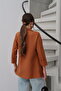 Women's Atlas Fabric Unlined Blazer Jacket, Premium Quality - 5