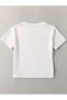Women's Floral Printed Stretch Fabric Short Sleeve Body Tee Cropped - 2