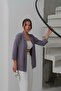 Women's Atlas Fabric Unlined Blazer Jacket, Premium Quality - 5