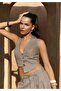 Lvdovila Smoked Linen Crop Vest Pants Set - 6