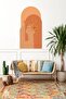 Bohemian Blocks Women Wall Decor Sticker, Wall Covering