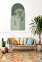 Bohemian Blocks Women Wall Decor Sticker, Wall Covering