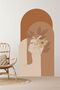 Bohemian Blocks Women Wall Decor Sticker, Wall Covering - 3