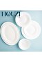 46 Pcs Opal ware Dinner set Dinner,Soup Dessert plate Bowls Serving bowl & plate cup & saucer - 5