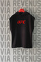 تيشيرت رياضي من القطن بنسبة 100% بطبعة أمامية وخلفية من UFC بدون أكمام - 2