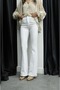 Vlad Spanish Leg White Jean Extra Lycra High Waist Women's Jeans