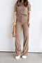 Women's Plain Ribbed Summer Suit