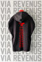 Lifeguard / Lifeguard Front and Back Printed Zero Sleeve Hooded 100% Cotton Sports Tshirt