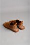 Seç 16235 Genuine Leather Women Sandals Taba Suede - 4
