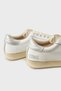 Leather Logo Suede and Metallic Detailed Sneaker Shoes Shoes Ic019 - 4