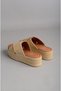 Seç 1748 Women's Slippers with Wedge Heels (Heel Height: 5 cm) Linen - 7