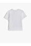 Boy'S White Basic T-Shirt - 2