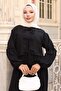 Bow Detailed Dress Suit Black 2271 - 2