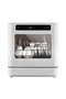 Countertop Dishwasher, Automatic Dishwasher, 4 Programs, High Temp Disinfection for 8 People