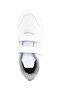 Solid Sneakers with Hook and Loop Closure - 4