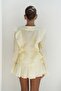 Aliza Yellow Shirt Shorts Set - 4