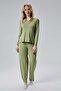 Lily 1St Quality Bamboo Lycra Women's Long Sleeve Pajamas Suit - 7