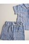 Muslin Fabric Design Ethnic Pattern Baby Boy Summer Set - 7