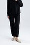 Women's Flam Linen Trousers – Elastic High Waist Relaxed Cut Summer Oversize - 7