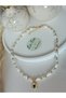 Seashell Navy & White Fish - Pearl Detail Starfish Pendant Beaded Women's Necklace - 5