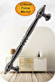Honeycomb Kitchen Furniture Drawer Cabinet Cupboard Door Handle Handle Flat Metal Handles Handle Smoked 128 Mm.