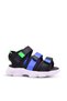 Thor Boy's Three-Striped Air Mesh Detailed Men's Black Color Sandals