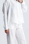 Women's Flam Linen Trousers – Elastic High Waist Relaxed Cut Summer Oversize - 3